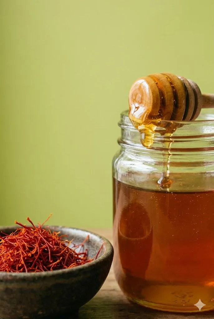 Raw honey and pure ingredients